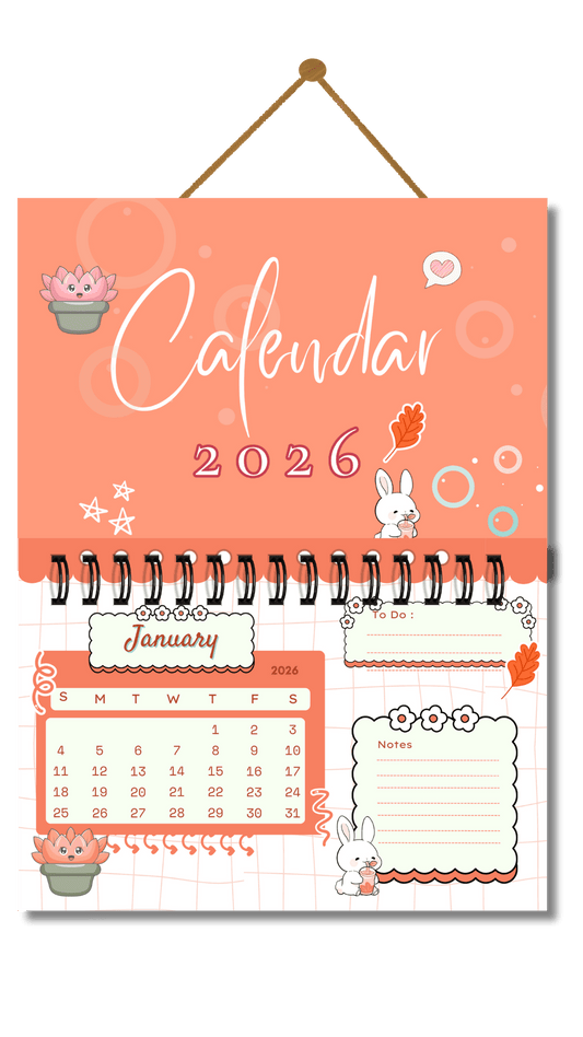2026 printable Calendar template
